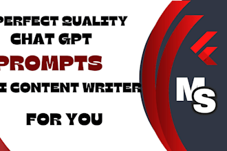 create custom ai prompts chatgpt prompts ai content writer