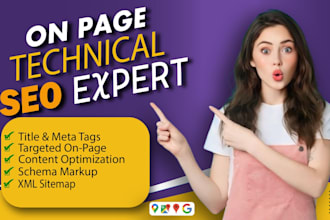 optimize on page technical SEO with yoast  and  rank math