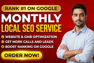 provide monthly local seo service to generate more local leads
