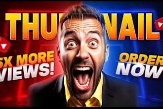 youtube thumbnail with amazing quality in 2 hours