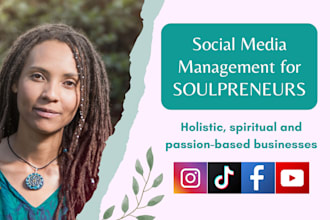 create a social media strategy for soulpreneurs