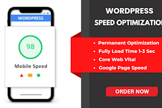 do wordpress speed optimization and website pagespeed