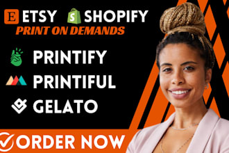 shopify print on demand store etsy printful shopify printify etsy printon demand