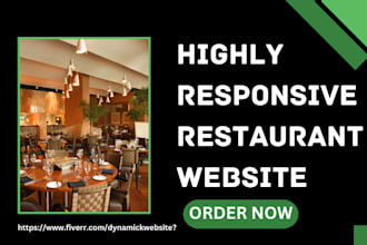 design restaurant website real estate gym fitness portfoli dropshipping store