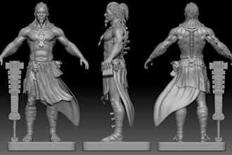 3d human sculpt, head bust, stl for print,3d robot miniature,cnc art, nsfw model