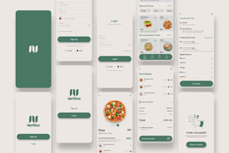 build a multi vendor food delivery app with customer, driver, and restaurant