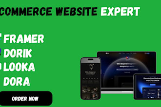 do dora, dorik, framer websites run animation looka website