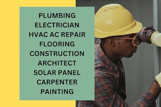 design handyman, contractor, solar, roofing  and plumbing website