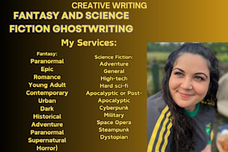 write your fantasy, science fiction story
