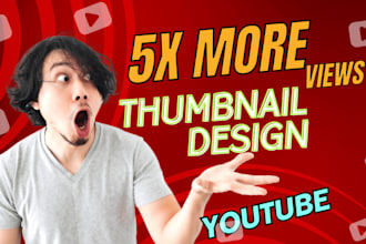 design viral youtube thumbnails and be your channel virtual assistant