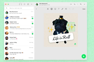 make animated, carton and any stickers and gif for whatsapp and telegram