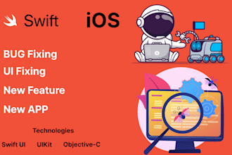 develop ios app feature using swift, swiftui, and uikit