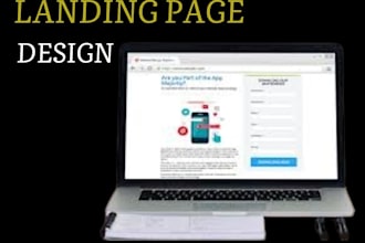 create a professional responsive wordpress landing page