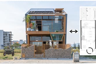 do architecture 3d modeling,2d draft and rendering in revit or sketchup