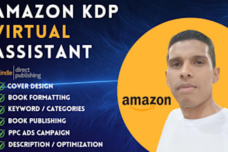 be your virtual assistance for amazon KDP book sales page success
