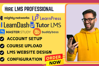 build and manage your lms website using learndash buddyboss tutor lms and more