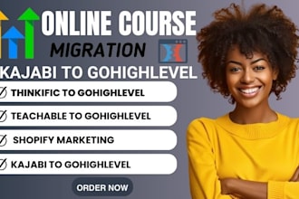 do online course migration kajabi to gohighlevel ghl setup course migration