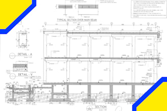 do structural 2d cad drawings for buildings