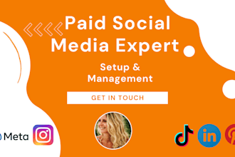 be your paid social and PPC advertising manager
