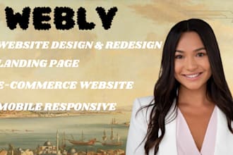 design wordpress website redesign squarespace webflow weebly website