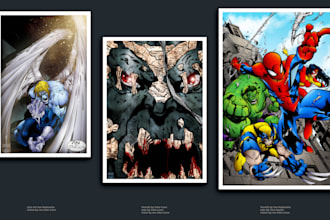 digital color for comics or game assets