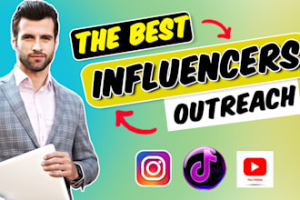 find influencers, outreach, and negotiate with instagram influencers