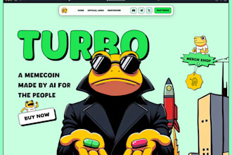 create meme coin website, meme website, pepe website, cypto meme coin website