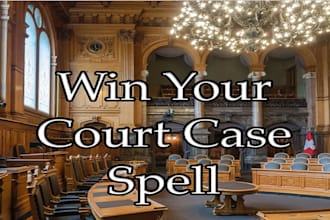 cast a powerful divine justice spell, win in court spell, win legal case ritual