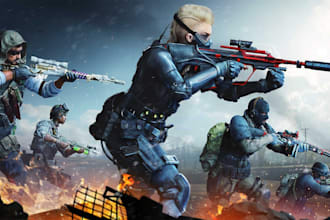 create multiplayer game, shooting game, fighting game, open world game