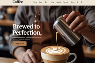 design private label coffee shopify store tea brand  dropshipping coffee website