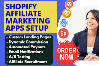 setup shopify affiliate marketing uppromote bixgrow shortlink snowball aftership