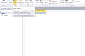 design database tables for your application