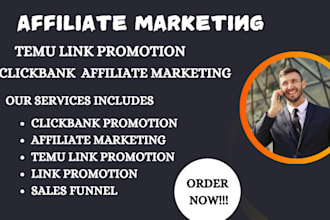 do affiliate marketing, clickbank affiliate, promote temu amazon referral link