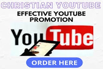 do organic top christian youtube promotion, christian video promotion, gospel