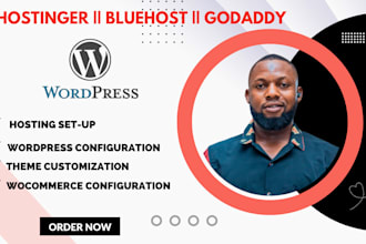 build hostinger woocommerce bluehost godaddy design hostinger wordpress website
