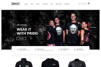 build custom tshirt website print on demand shopify custom street wear store