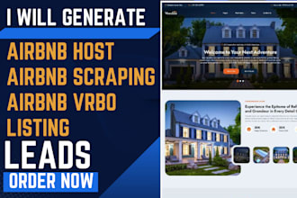 generate  airbnb leads  vacation rental scraping leads  short term rental leads