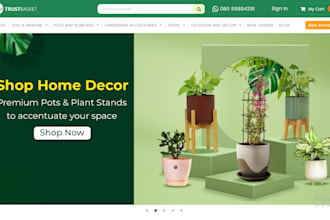 design luxury flower shopify website florist flower garden dropshipping store