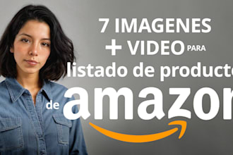 do your optimized amazon product listing 7 images 1 video