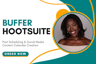 creative virtual assistant buffer hootsuite loomly social media content calendar