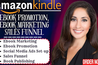 amazon kindle promotion, book promotion children book KDP marketing sales funnel