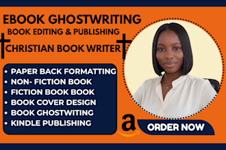 professionally ghostwrite christian book, devotional, memoir, prayer book