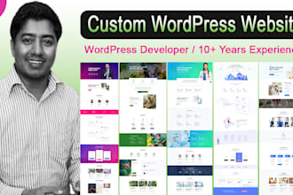 create 5 page wordpress business website with in 24 hours