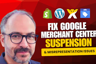 fix gmc suspension and misrepresentation in google merchant center shopping ads