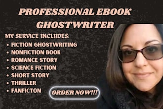be ebook writer, fiction ghostwriter, nonfiction, short story, ghost book writer