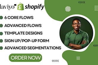 do klaviyo setup for ecommerce sales, account management, email flows, campaigns