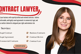 draft or review business and commercial contracts under UK law