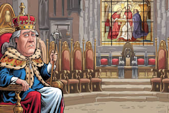 digital political cartoons, political caricature and editorial cartoons