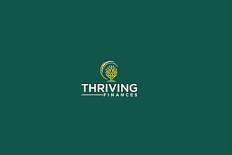 make essential accounting, financial, investment logo with satisfaction guaranty