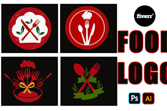 create a professional food logo for your restaurant